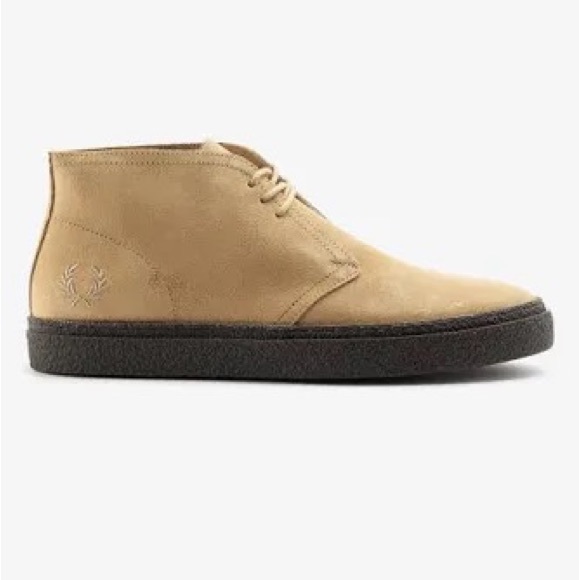 Fred Perry Hawley Suede Chukka 12 UK / 13 US Warm Stone